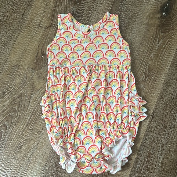 Little Sleepies Other - Little Sleepies Primary Rainbow Bubble Romper 🌈